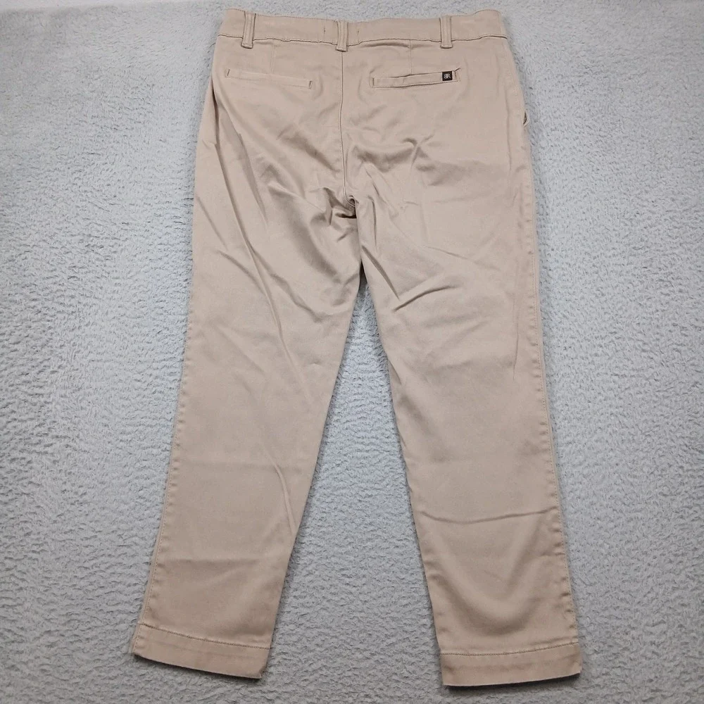 Banana Republic Chino Pants Womens‎ 12 Tan Khaki Slim Ankle